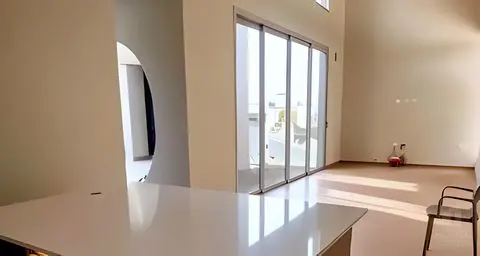 Living comedor con salida al jardín